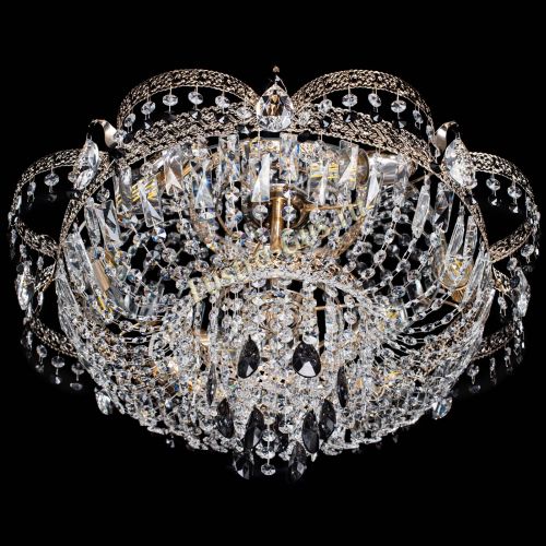 Люстра Камея Флора Журавлик №6 черная в Подольске Гусь Хрустальный