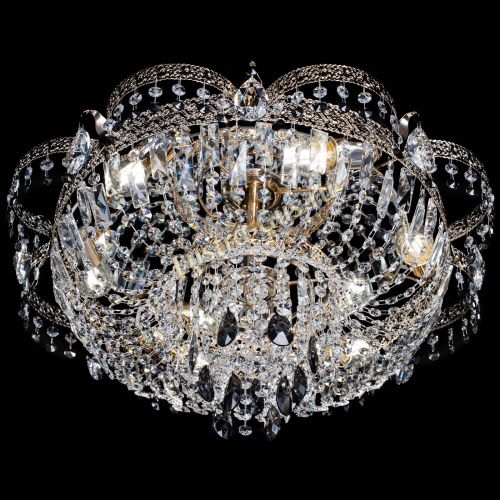 Люстра Камея Флора Журавлик №6 черная в Подольске Гусь Хрустальный