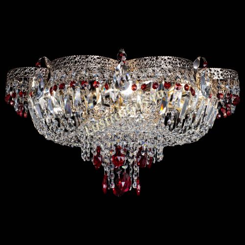 Люстра Камея Флора Журавлик №6 красная в Подольске Гусь Хрустальный