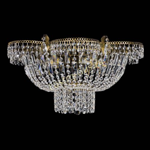 Люстра Камея №1 под бронзу прямая в Подольске Гусь Хрустальный