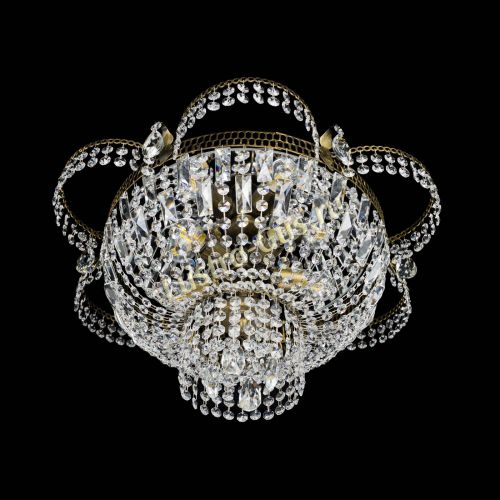 Люстра Камея №1 под бронзу прямая в Подольске Гусь Хрустальный