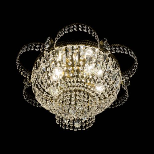 Люстра Камея №1 под бронзу прямая в Подольске Гусь Хрустальный