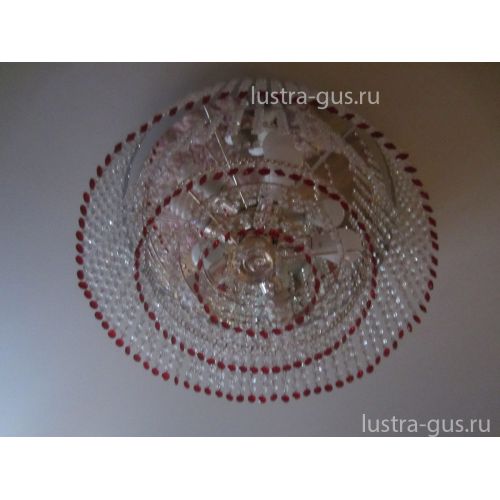 Люстра Капель обтикон 5 ламп в Подольске Гусь Хрустальный