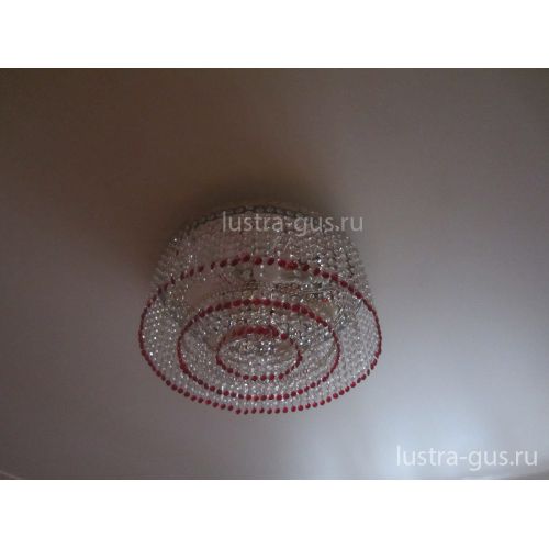 Люстра Капель обтикон 5 ламп в Подольске Гусь Хрустальный