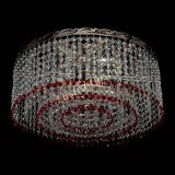 Люстра Капель оптикон №2 красная в Подольске