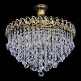 Люстра Капель Пирамида Шар 30 с подвесом под бронзу в Подольске