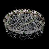 Люстра Каскад Ажур 700 мм зеленый в Подольске Люстра Каскад Ажур 700 мм зеленый в Подольске