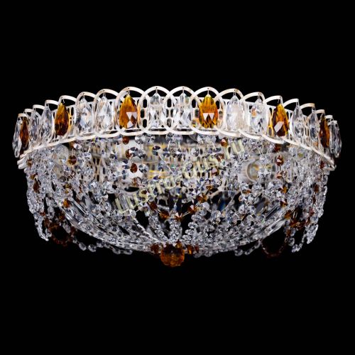 Люстра Каскад Ажур Чайная белая в Подольске Люстра Каскад Ажур Чайная белая в Подольске