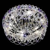 Люстра Каскад Ажур Фиолетовая белая в Подольске Люстра Каскад Ажур Фиолетовая белая в Подольске