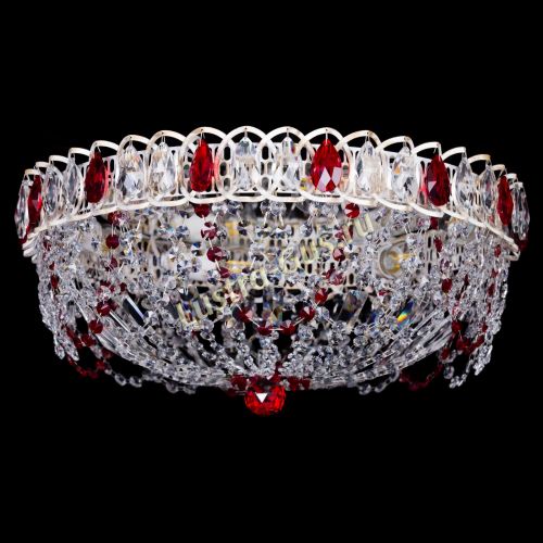 Люстра Каскад Ажур Красная белая в Подольске Люстра Каскад Ажур Красная белая в Подольске