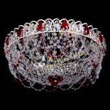 Люстра Каскад Ажур Красная белая в Подольске Люстра Каскад Ажур Красная белая в Подольске