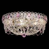 Люстра Каскад Ажур Розовая белая в Подольске Люстра Каскад Ажур Розовая белая в Подольске