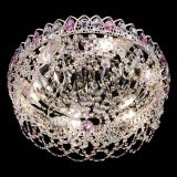 Люстра Каскад Ажур Розовая белая в Подольске Люстра Каскад Ажур Розовая белая в Подольске