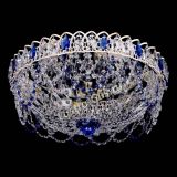 Люстра Каскад Ажур Синяя белая в Подольске Люстра Каскад Ажур Синяя белая в Подольске