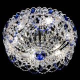 Люстра Каскад Ажур Синяя белая в Подольске Люстра Каскад Ажур Синяя белая в Подольске