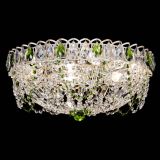 Люстра Каскад Ажур Зеленая белая в Подольске