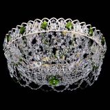 Люстра Каскад Ажур Зеленая белая в Подольске