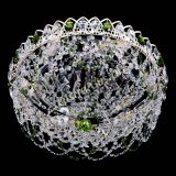 Люстра Каскад Ажур Зеленая белая в Подольске