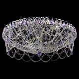 Люстра Каскад Ажур 700 мм фиолетовый в Подольске Люстра Каскад Ажур 700 мм фиолетовый в Подольске