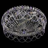 Люстра Каскад Ажур 700 мм фиолетовый в Подольске Люстра Каскад Ажур 700 мм фиолетовый в Подольске