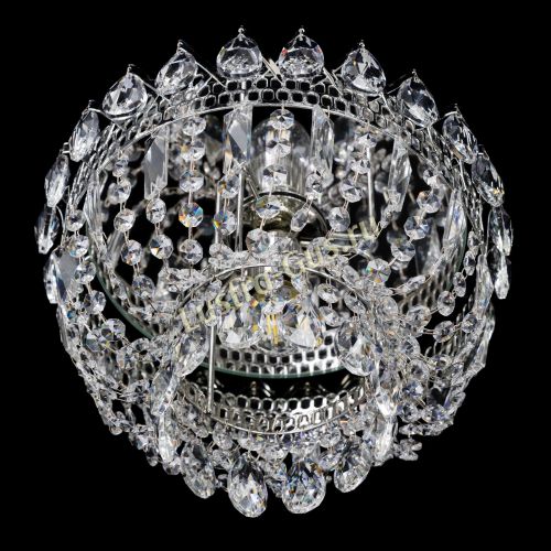 Люстра Катерина Корона журавлик - 1 лампа  в Подольске Гусь Хрустальный