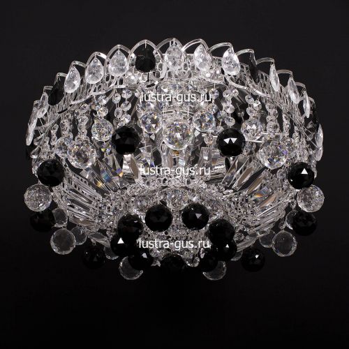 Люстра Катерина шар черная в Подольске Гусь Хрустальный