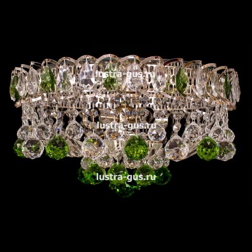 Люстра Катерина Шар Журавлик зеленая в Подольске Люстра Катерина Шар Журавлик зеленая в Подольске