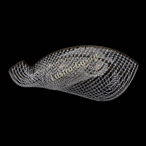 Люстра Хрустальная Волна под бронзу в Подольске Гусь Хрустальный