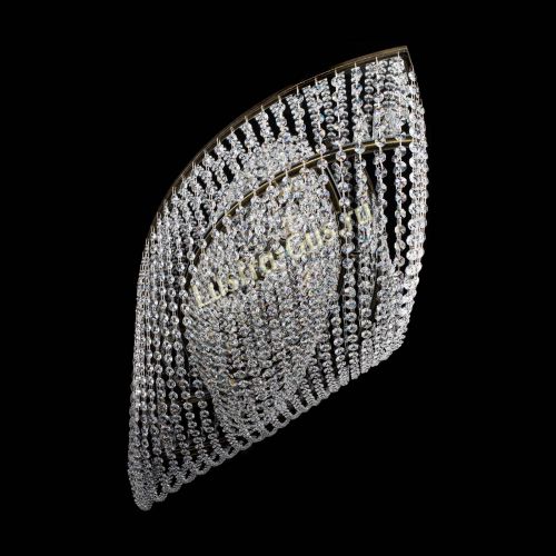 Люстра Хрустальная Волна под бронзу в Подольске Гусь Хрустальный