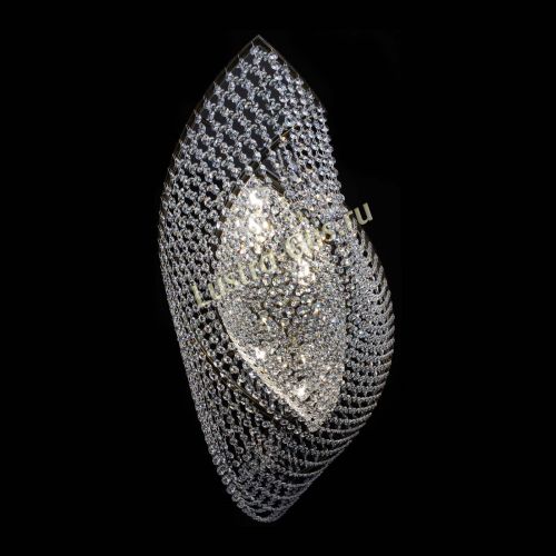 Люстра Хрустальная Волна под бронзу в Подольске Гусь Хрустальный