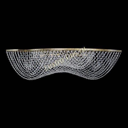 Люстра Хрустальная Волна под бронзу в Подольске Гусь Хрустальный