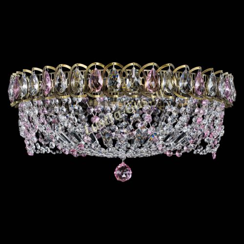 Люстра Хрустальный Каскад Ажур под бронзу Розовая в Подольске Люстра Хрустальный Каскад Ажур под бронзу Розовая в Подольске