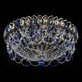 Люстра Хрустальный Каскад Ажур под бронзу Синяя в Подольске Люстра Хрустальный Каскад Ажур под бронзу Синяя в Подольске