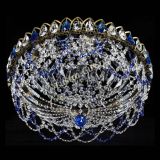 Люстра Хрустальный Каскад Ажур под бронзу Синяя в Подольске Люстра Хрустальный Каскад Ажур под бронзу Синяя в Подольске