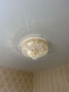 Люстра Хрустальный Каскад Перо в Подольске отзыв и фото покупателя