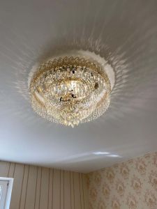 Люстра Хрустальный Каскад Перо в Подольске отзыв и фото покупателя