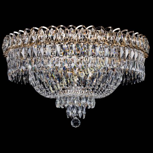 Люстра Хрустальный Каскад Перо в Подольске Гусь Хрустальный