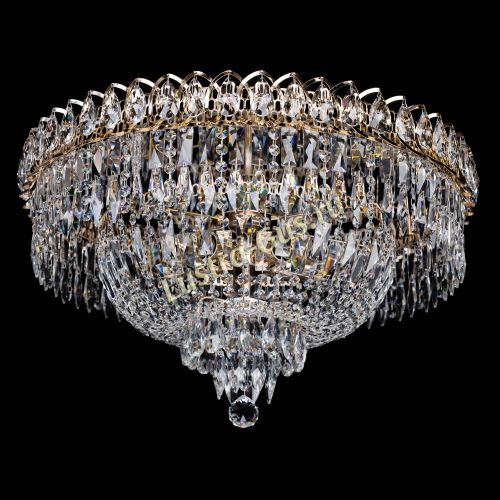 Люстра Хрустальный Каскад Перо в Подольске Гусь Хрустальный