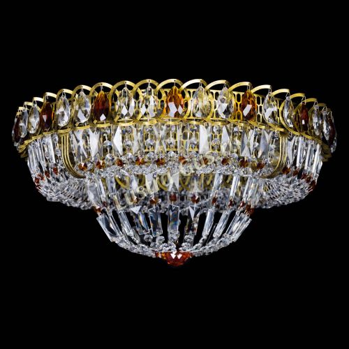 Люстра Кольцо Классика Пластинка чайная под бронзу в Подольске Гусь Хрустальный