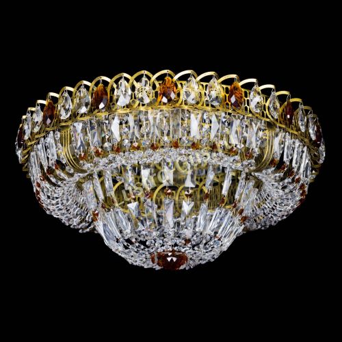 Люстра Кольцо Классика Пластинка чайная под бронзу в Подольске Гусь Хрустальный