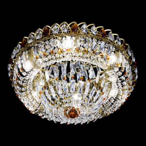 Люстра Кольцо Классика Пластинка чайная под бронзу в Подольске Гусь Хрустальный