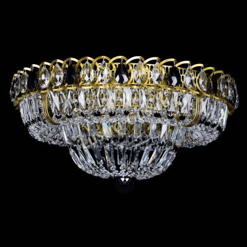 Люстра Кольцо Классика Пластинка черная под бронзу в Подольске Гусь Хрустальный