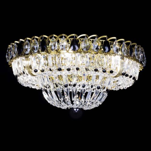 Люстра Кольцо Классика Пластинка черная под бронзу в Подольске Гусь Хрустальный