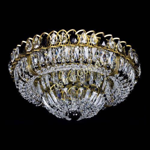 Люстра Кольцо Классика Пластинка черная под бронзу в Подольске Гусь Хрустальный