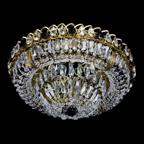 Люстра Кольцо Классика Пластинка черная под бронзу в Подольске Гусь Хрустальный