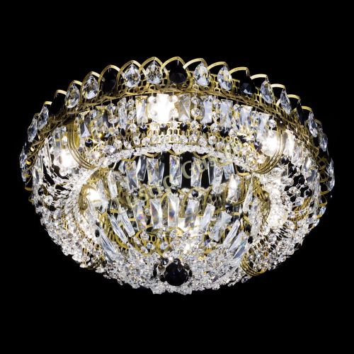 Люстра Кольцо Классика Пластинка черная под бронзу в Подольске Гусь Хрустальный