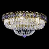 Люстра Кольцо Классика Пластинка фиолетовая под бронзу в Подольске