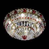 Люстра Кольцо Классика Пластинка красная под бронзу в Подольске