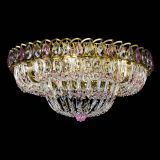 Люстра Кольцо Классика Пластинка розовая под бронзу в Подольске