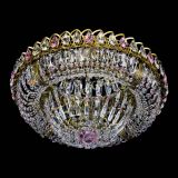 Люстра Кольцо Классика Пластинка розовая под бронзу в Подольске